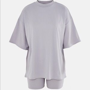 MISSGUIDED BIKER SHORT SET